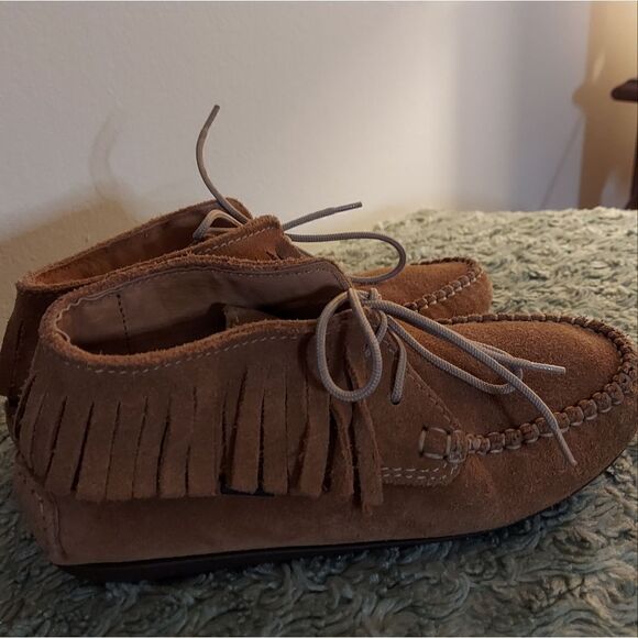 Atlanta Moccasins Children's Fringe Moccasins HandMade in Portugal 4 - Picture 3 of 10